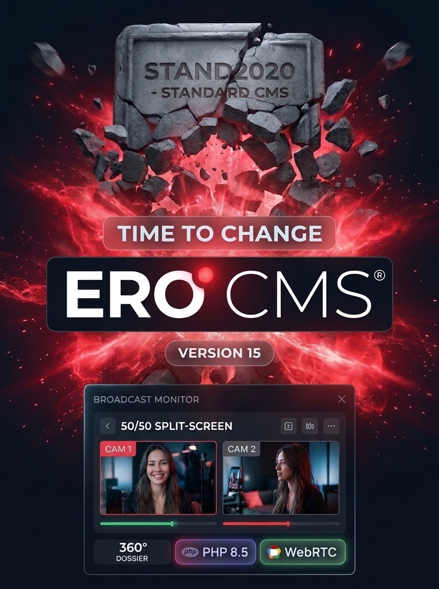 TIME TO CHANGE – EroCMS® Version 15 Mobile Hero